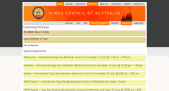 Desktop Screenshot of hinducouncil.com.au